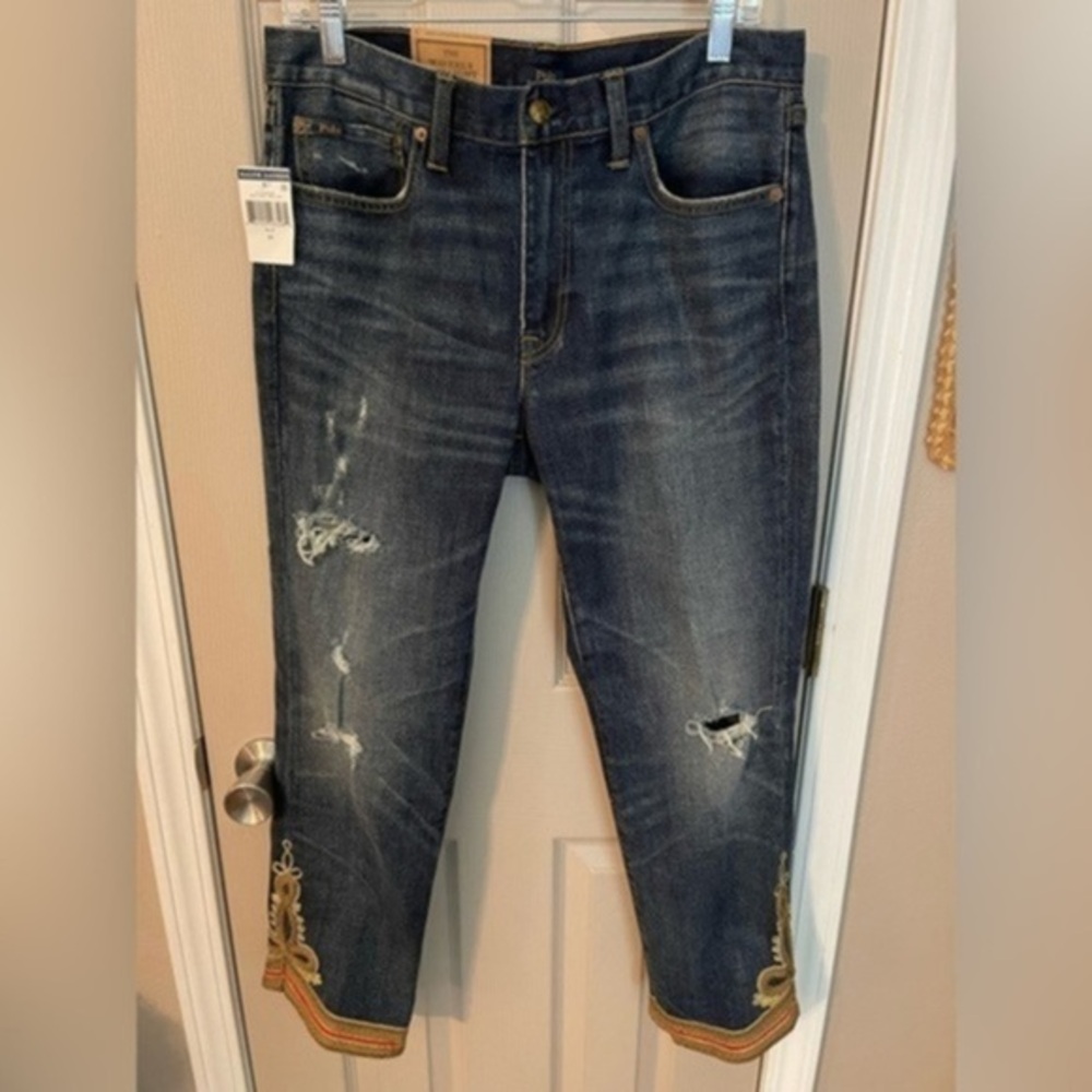 Polo by Ralph Lauren Blue Cropped Jeans